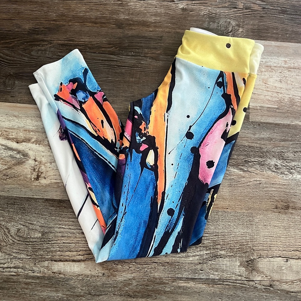 Society6 Blue Dawn Gerety Leggings Small